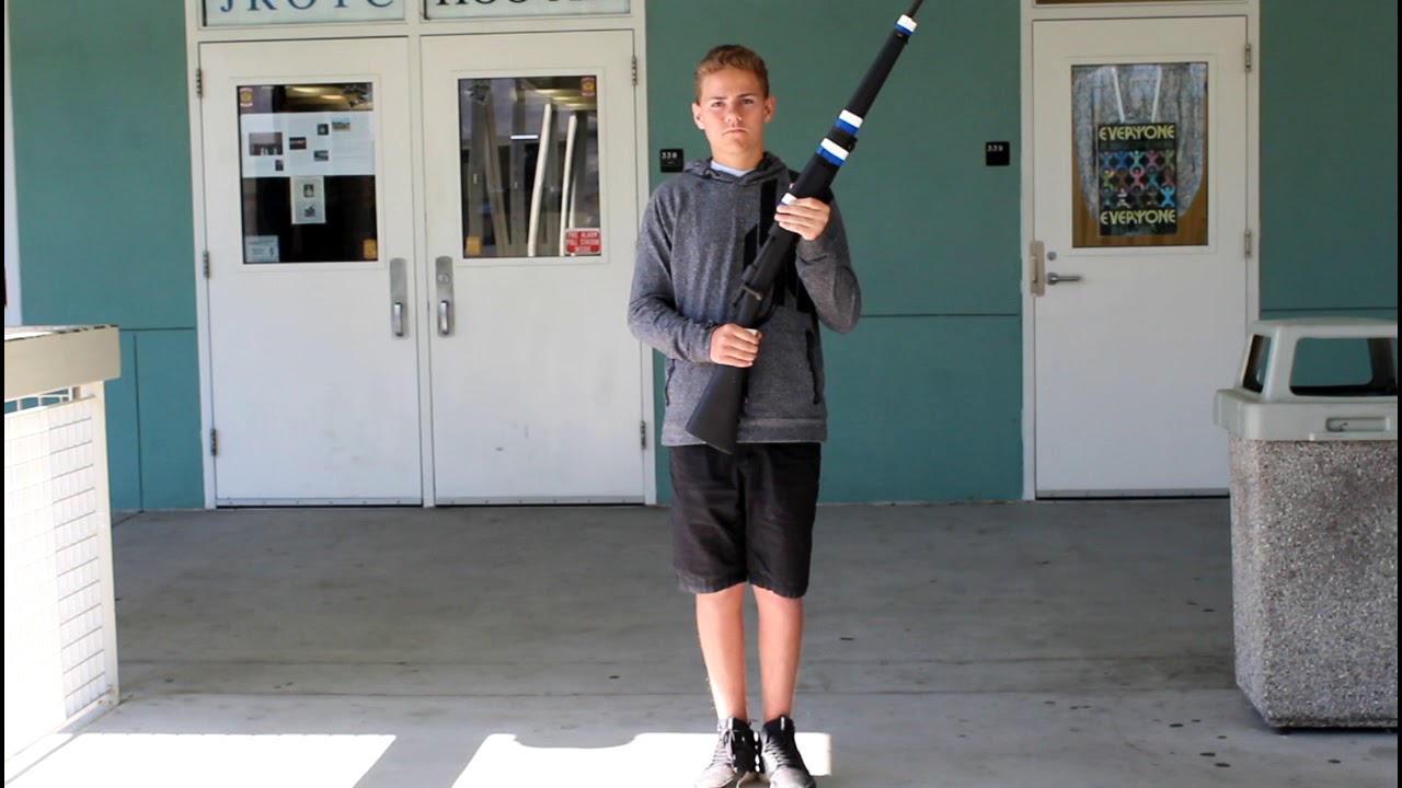 Present and Order Arms with a Rifle