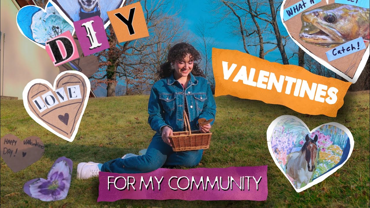 DIY VALENTINES FOR MY COMMUNITY !❤️