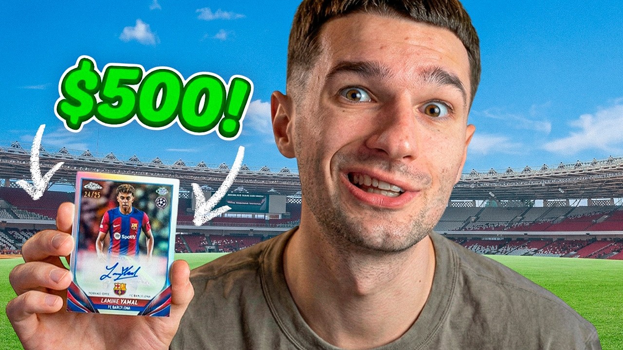 ПОЙМАЛ ЛЮБИМОГО ИГРОКА 😱 // ОТКРЫЛ КАРТОЧКИ TOPPS CHROME 24/25