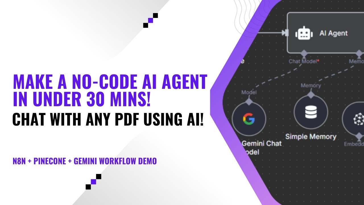 Build Your Own AI-Powered Chatbot for PDF Interaction in under 30 mins! 🤖 | Free template included!