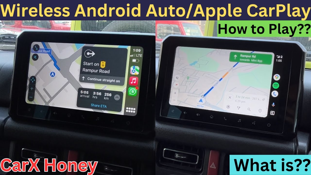 How to Play Wireless Android Auto/Apple CarPlay in Maruti Suzuki || CarX Honey