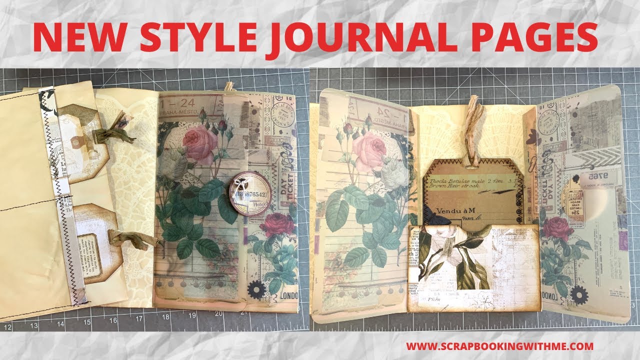 BRAND NEW STYLE JOURNAL PAGES AND MM CHALLENGE