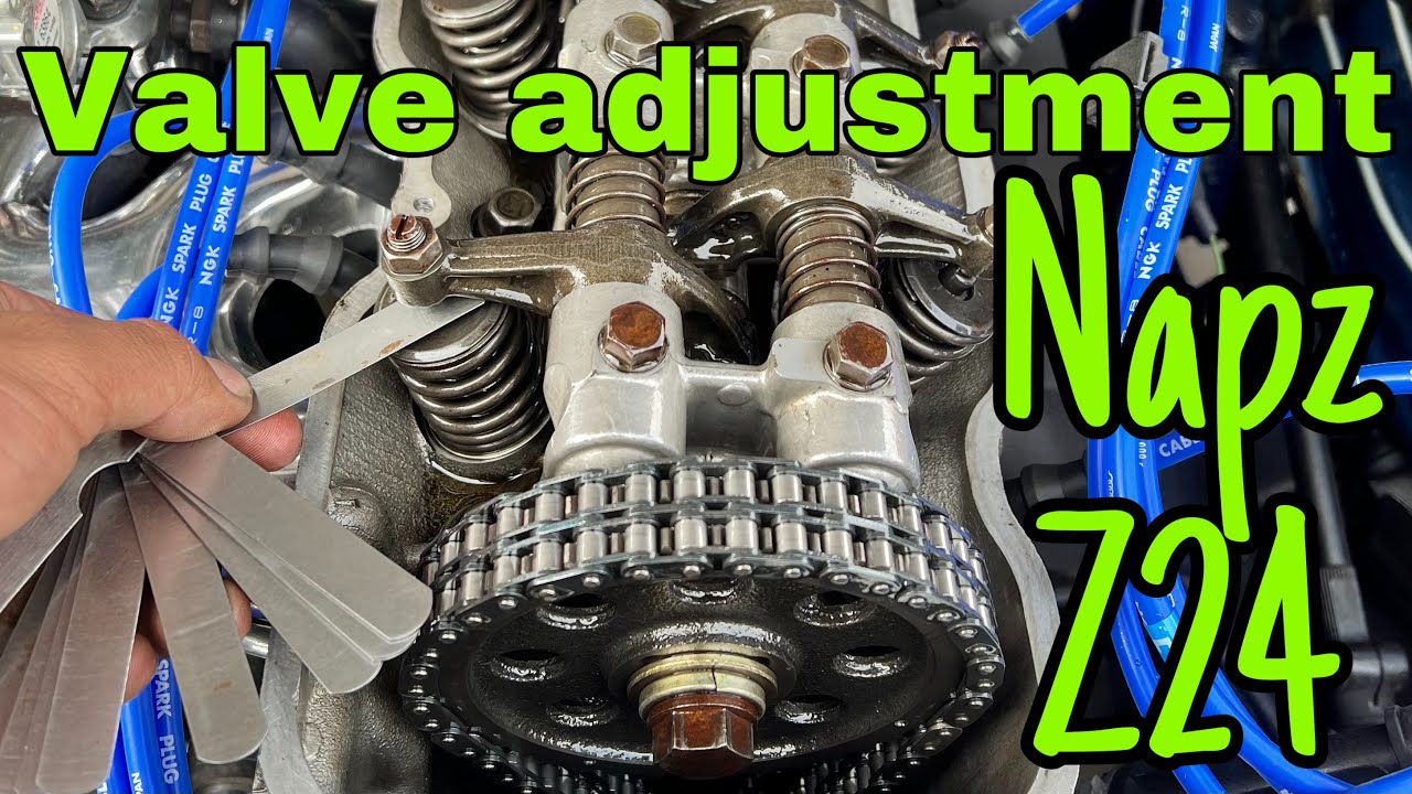 How to adjust valves (Nissan z24)