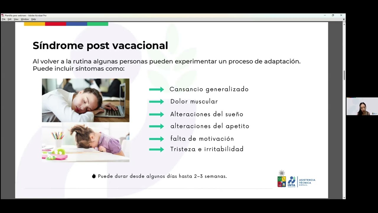 Webinar: Volviendo a la rutina