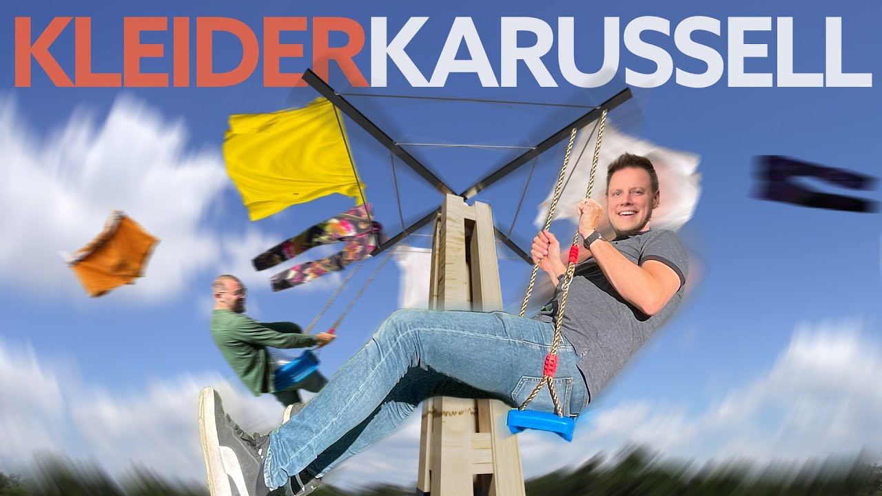 DIY Elektro-Wäschespinne mit Karussell-Funktion - für 170 Euro