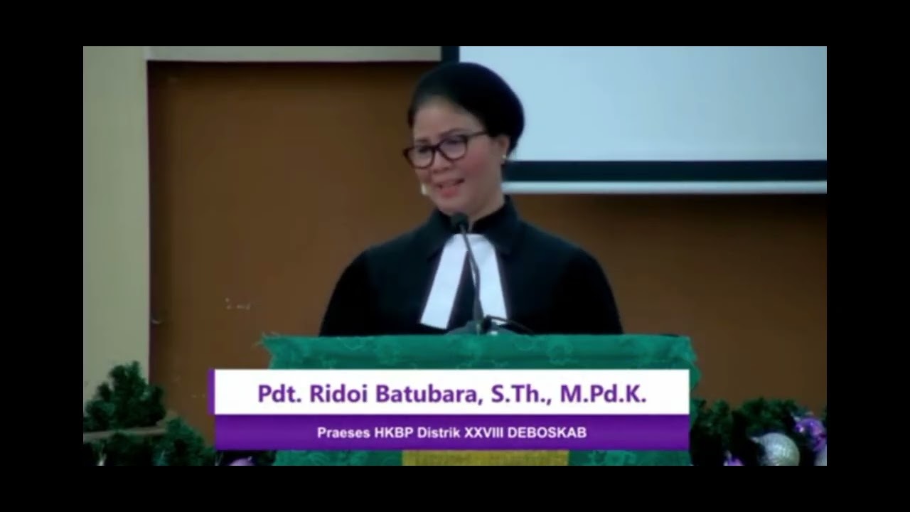 Khotbah Bona Taon Distrik 28 Deboskab II Ulangan 6 : 4  - 9 