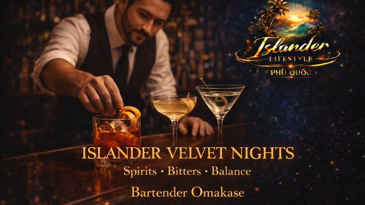 🎧 ISLANDER VELVET NIGHT | Bartender Omakase #IslanderVelvetNight #CocktailMusic #NightBarMusic