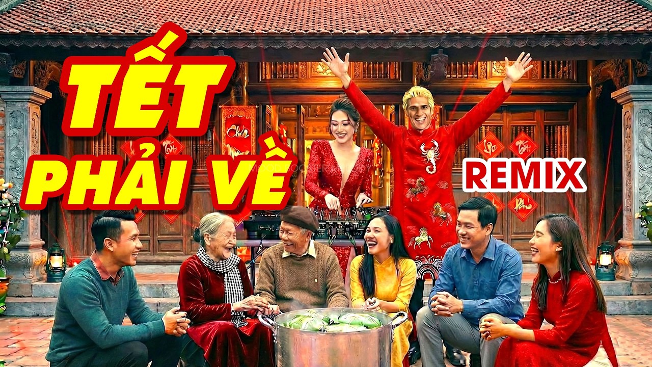 TẾT PHẢI VỀ Remix Nghe Rất Bar | Nhạc Tết Vui Nhộn | Xuân đẹp nhất không phải pháo hoa