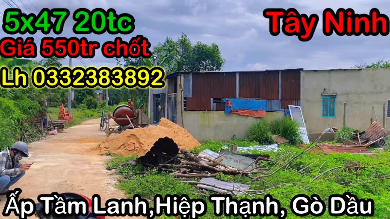 5x47 tc 20 Gi&aacute; 550tr chốt,Ấp Tầm Lanh,Hiệp Thạnh, G&ograve; Dầu #t&acirc;yninh 39