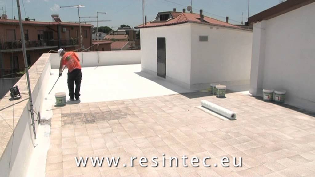 Impermeabilizzazione in resina  di terrazzi e lastrici solari _ Resintec Srl