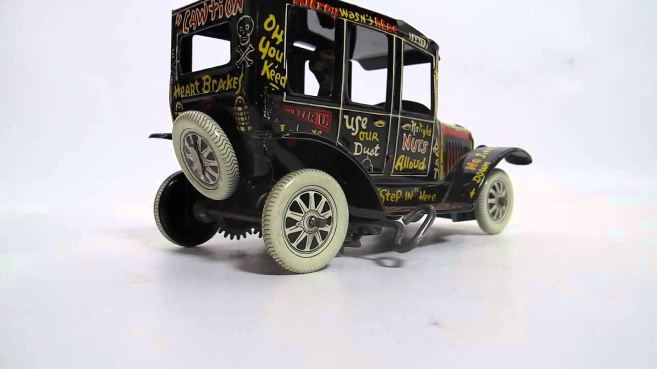 Marx Graffiti Tin Wind Up Toy Car