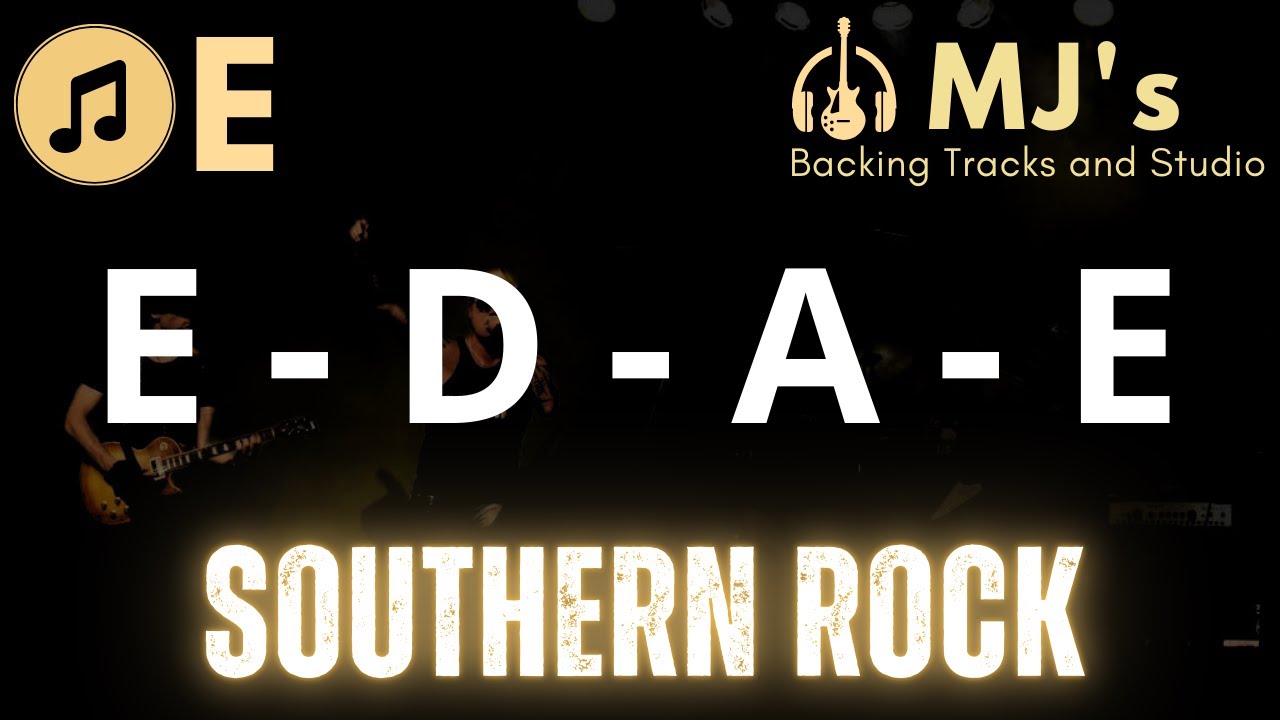 Catchy Southern Rock in E | 85 bpm | Guitar Backing Track