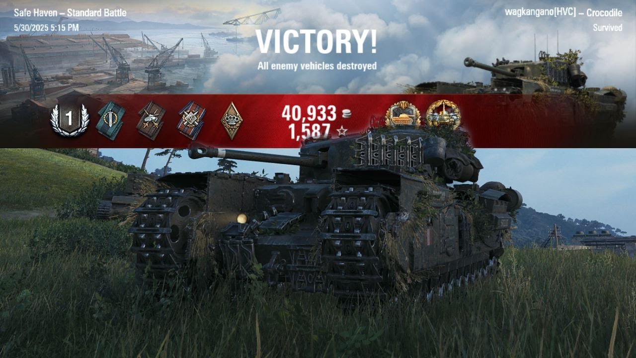 Churchill Crocodile - 2.4K Dmg 1K Blocked