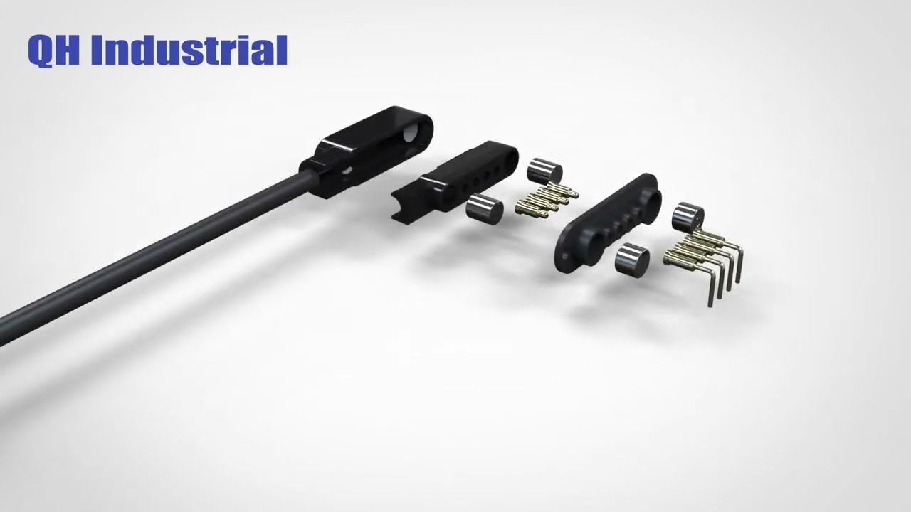 4 pin 2.54 mm Magnetic charging & data cable