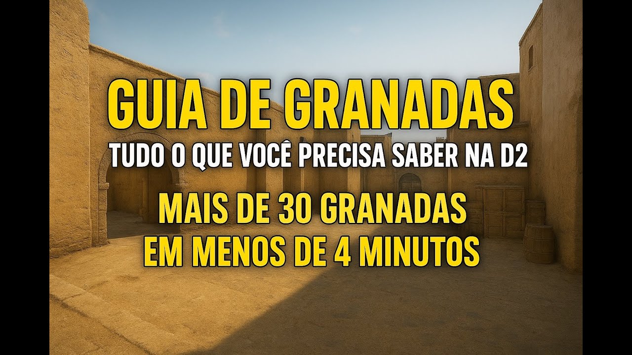 CS2 - DUST2 - MAIS DE 30 GRANADAS EM MENOS DE 4 MINUTOS