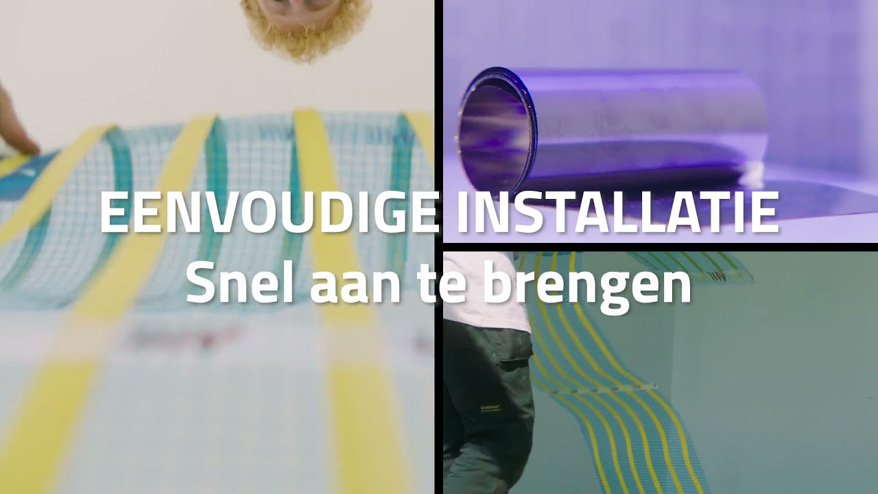 Installation of AHT Heating Mats by DHP - GFSC - AHT Netherlands