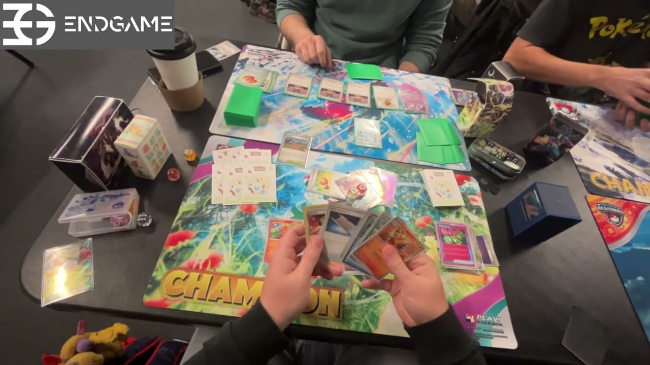 Pokemon TCG Phantasmal Flames: взгляд от первого лица - Blaziken ex/Dragapult ex против Tera Box