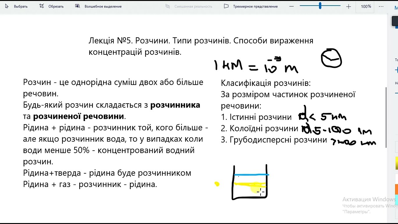 Фіз  і кол  хімія. Лекція.  Розчини  Класифікація розчинів  Типи концентрацій розчинів