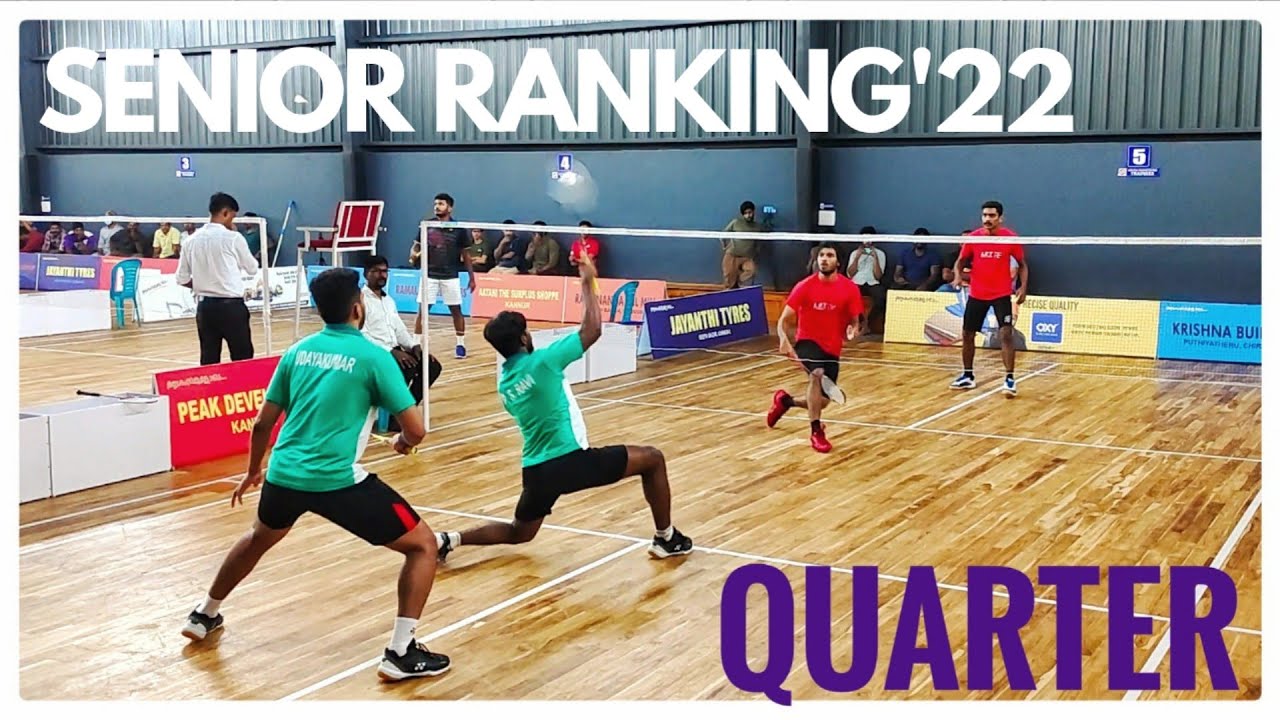 JAISON/HARI VS RAVIKRISHNA/SANKARPRASAD:ALL KERALA STATE RANKING TOURNAMENT KANNUR 2022