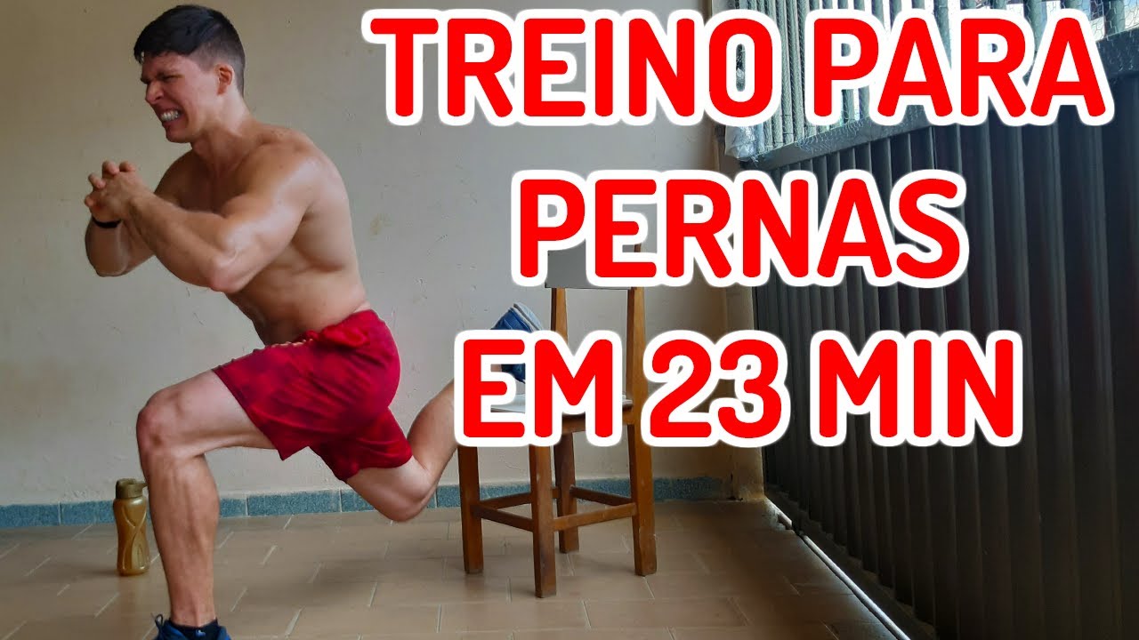 TREINO para PERNAS em 23min | Faça Junto!