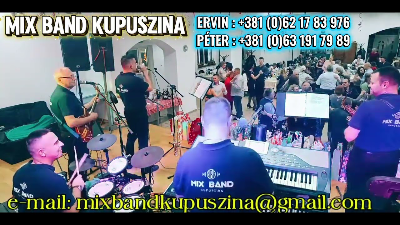 Mix band Kupuszina - Bál Igazfalva (Románia) 2025.  Vol. 1 