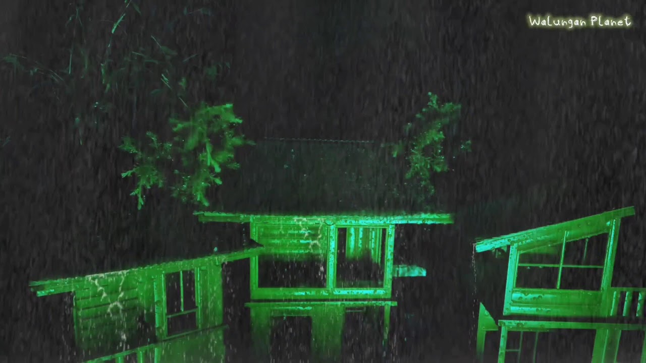 Sleep Fast Tonight 🌧️ Rain on Cabin Roof 🪵 Deep Relaxation for Stress & Anxiety