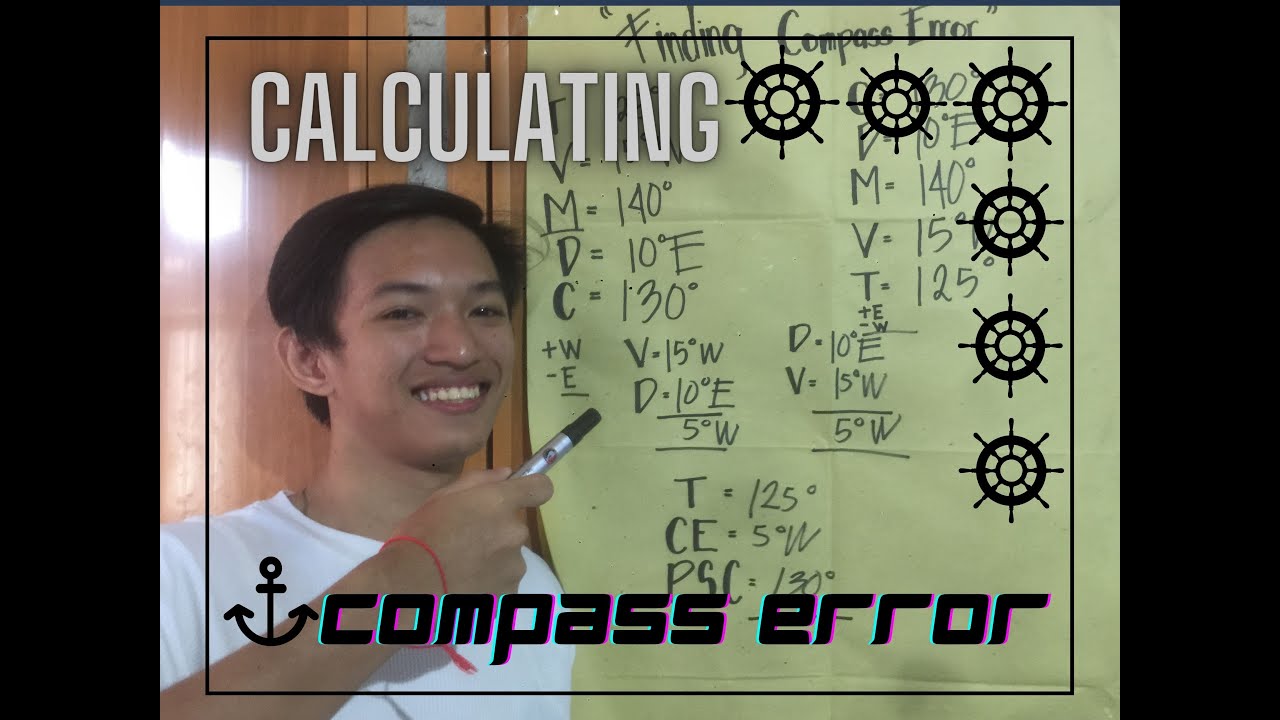 Finding or Calculating Compass Error