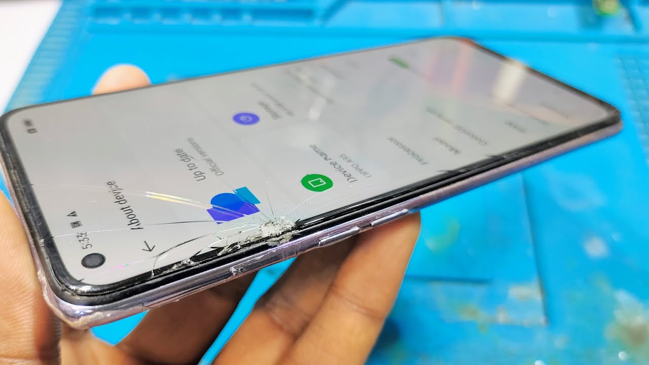 How To OPPO A95 Glass Replacement Without Open Phone