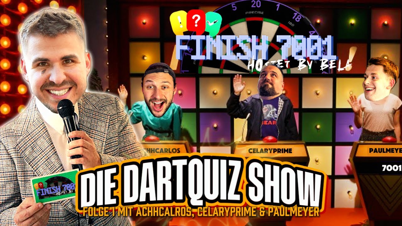 FINISH 7001 - DIE DARTQUIZ SHOW 🎯⁉️WER GEWINNT FOLGE #1 😱🔥
