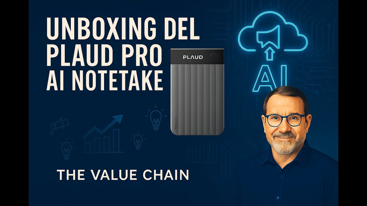 Unboxing del Plaud Pro AI Notetaker
