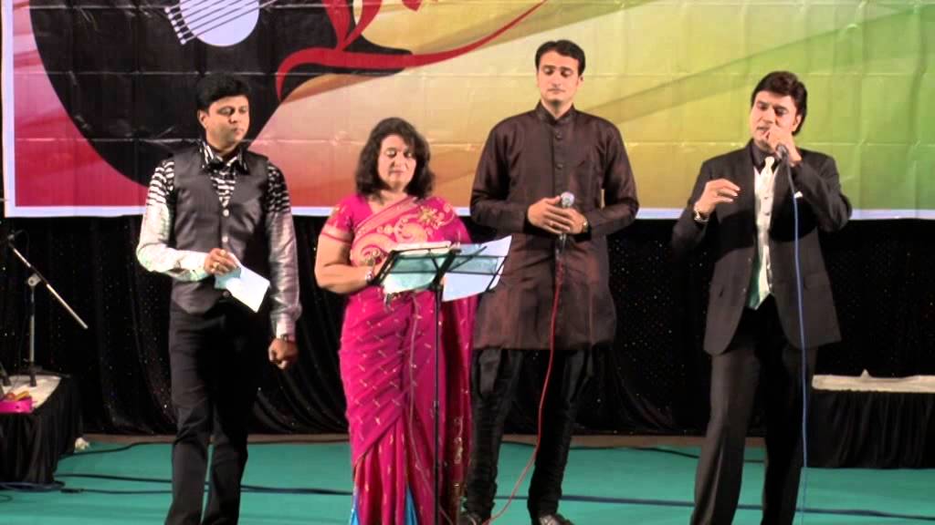 Humko tumse ho gaya hai pyaar by Mukhtar Shah, Nilu Dave and Chirag Desai at Farmaish Club Vadodara
