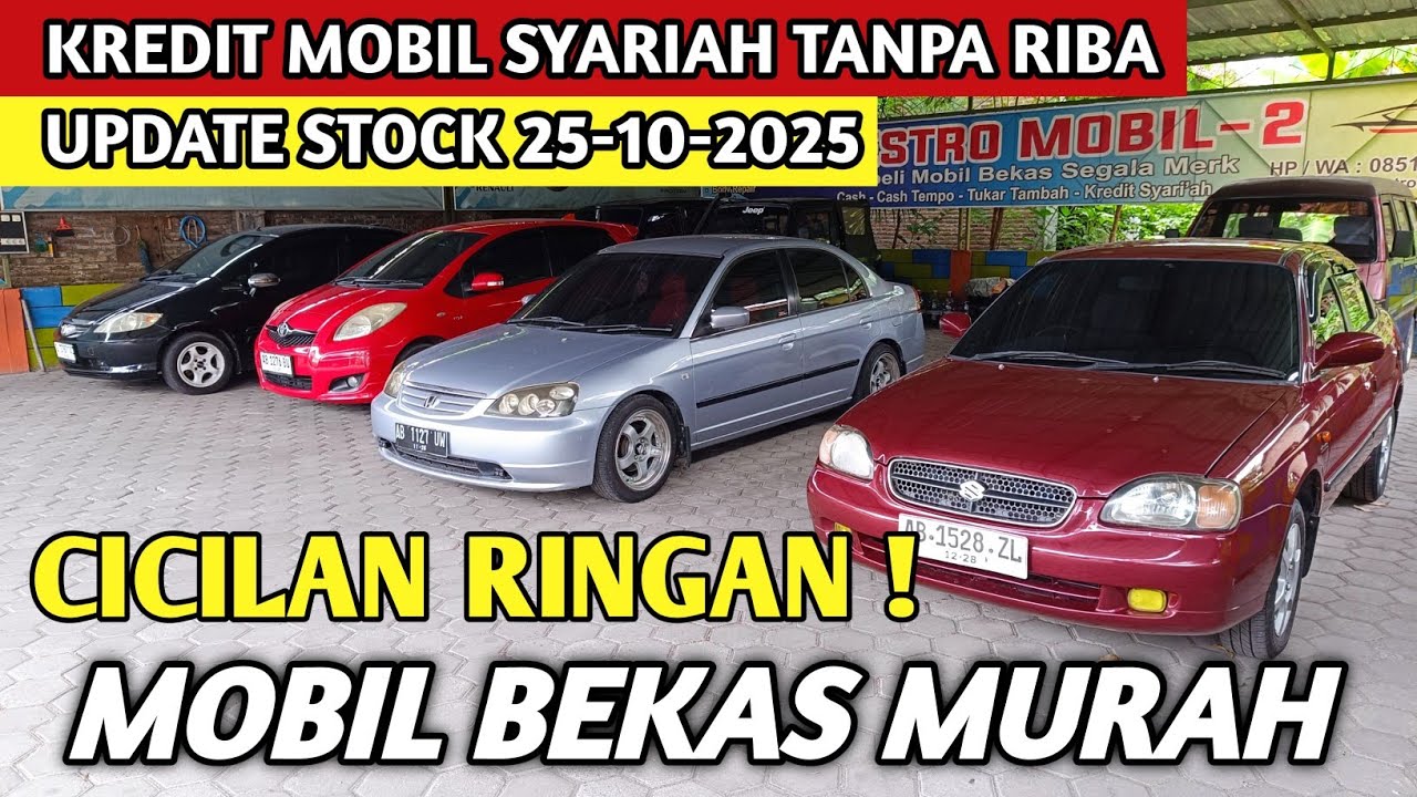 KREDIT MOBIL BEKAS MURAH CICILAN RINGAN UPDATE STOCK 25/10/25
