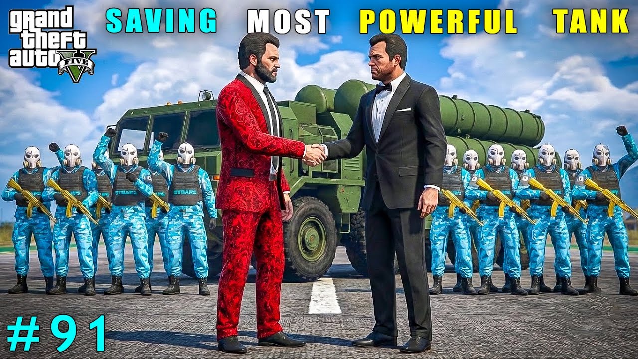 Saving Most Powerful Tank With Mayank | Gta V Gameplay #91