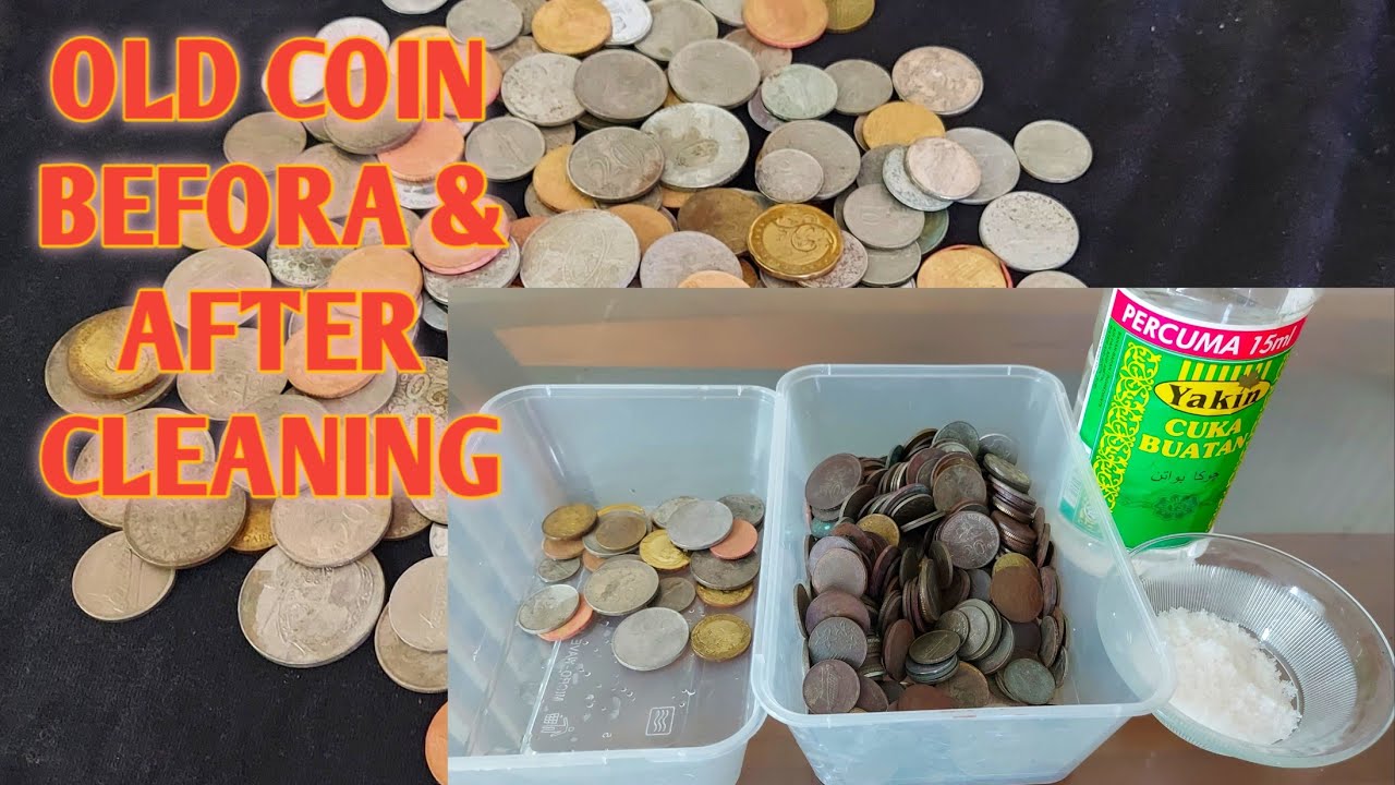 DIY Cara Mudah Bersihkan Syiling Lama / Easy  way To Clean Old Coin