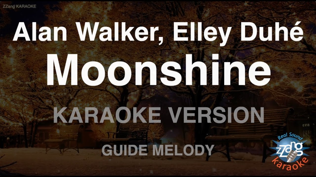 Alan Walker, Elley Duhé - Moonshine (Melody) (Karaoke Version)