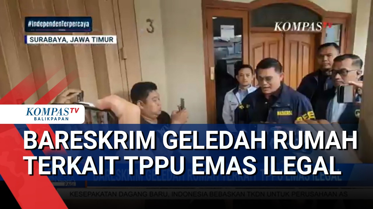 Bareskrim Geledah Rumah Terkait TPPU Emas Ilegal