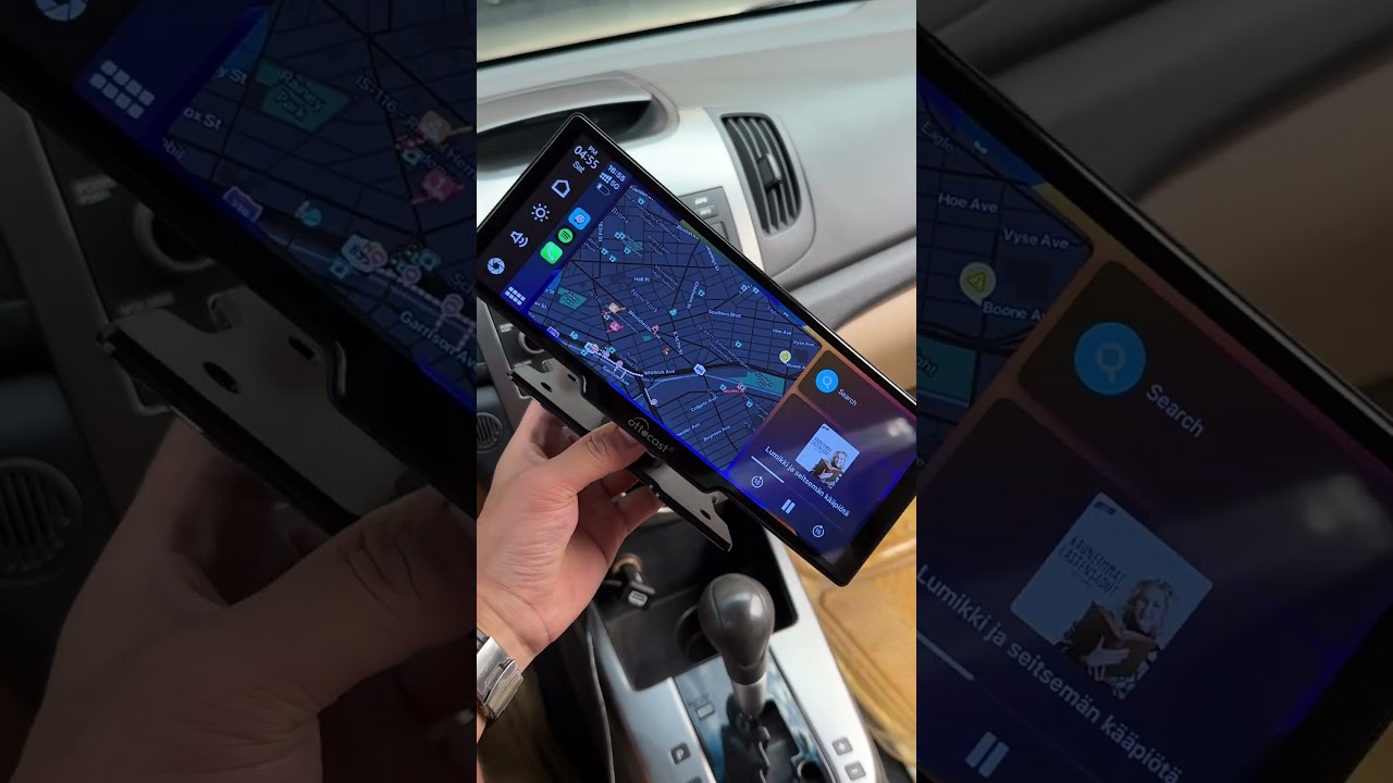 iOS 17 Apple CarPlay | Installed 10 inch CarPlay head unit in old car 🚗🔥#apple #carplay #car #shorts
