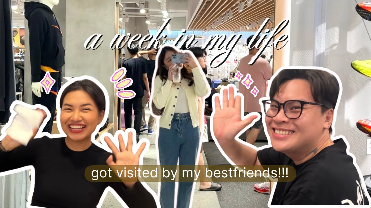a week in my life ・₊✧ got visited by my bestfriends, cny's eve, work life 📚