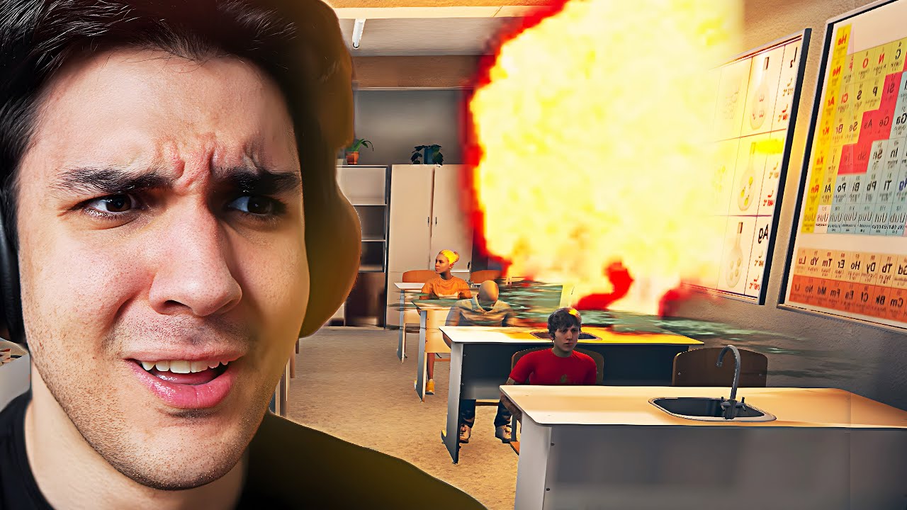 OYNADIĞIM ENNN GARİP OYUN... | School Teacher Simulator
