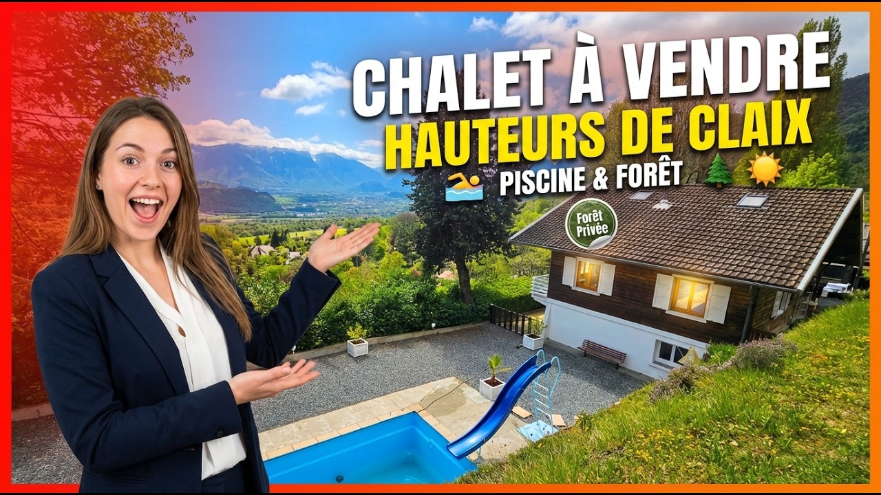 CHALET AVEC PISCINE ET FORÊT - LES ALPES À VOTRE PORTE