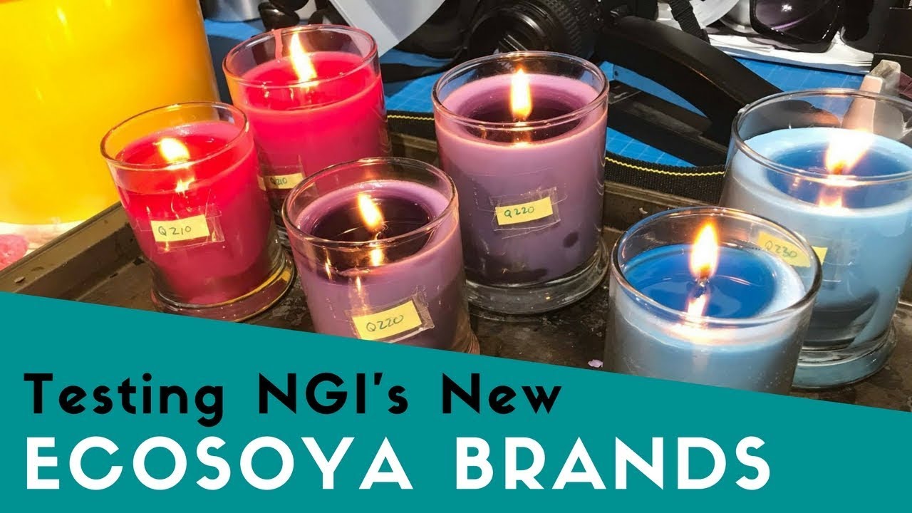 Testing the New NGI EcoSoya Brands for Soy Wax Candles