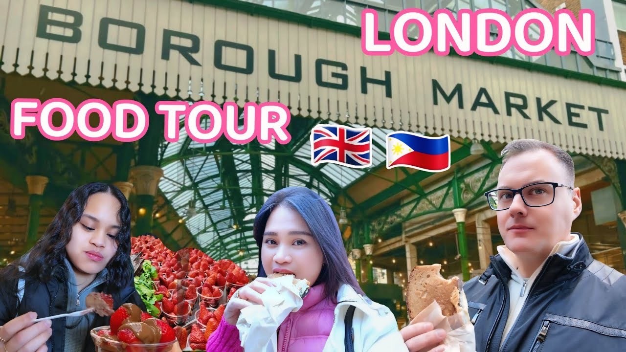 British-Filipino Family Food Trip in London! | Borough Market Adventures (Part 2) | Ang haba ng pila