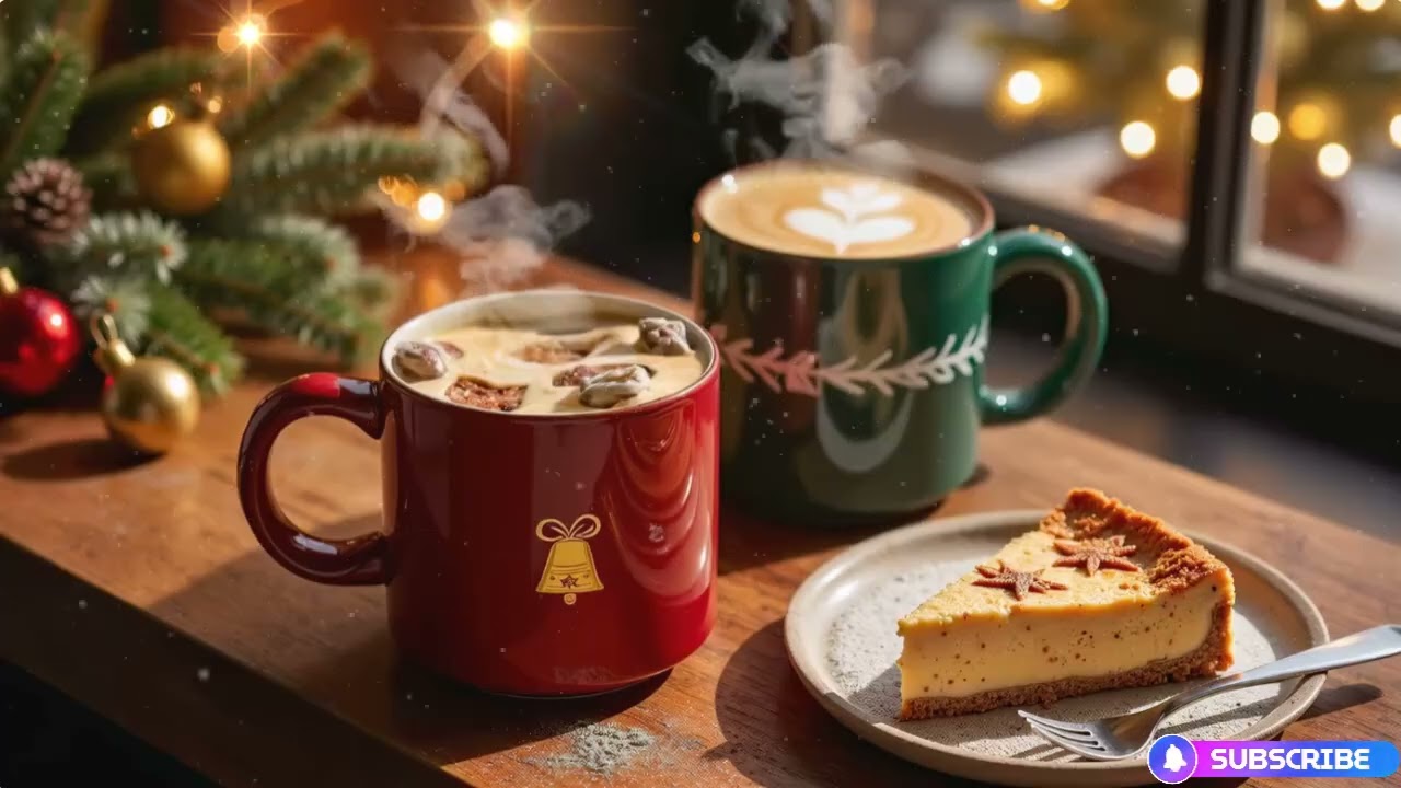 Sweet Coffee Jazz ☕ Warm Holiday Jazz Piano & Soft Bossa Nova Music for a Joyful Mood