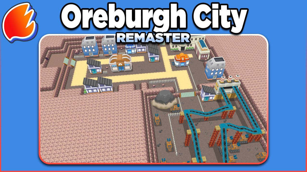 Oreburgh City: Remaster ◓ Pokémon Diamond, Pearl & Platinum