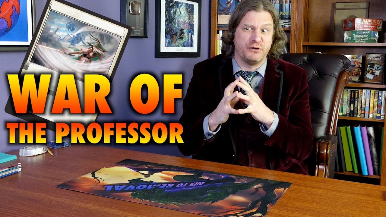 War Of The Professor - Exclusive Magic: The Gathering War Of The Spark Preview / Spoiler Card