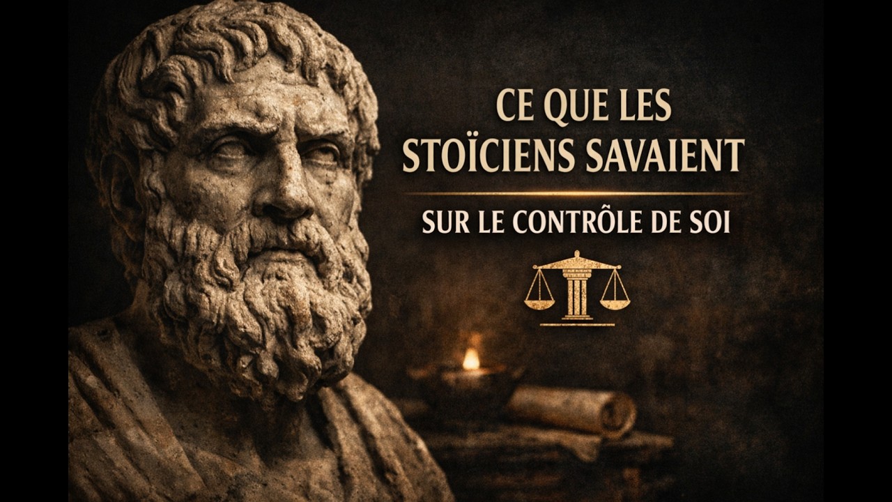 C'est que les stoïciens savaient sur le contrôle de soi