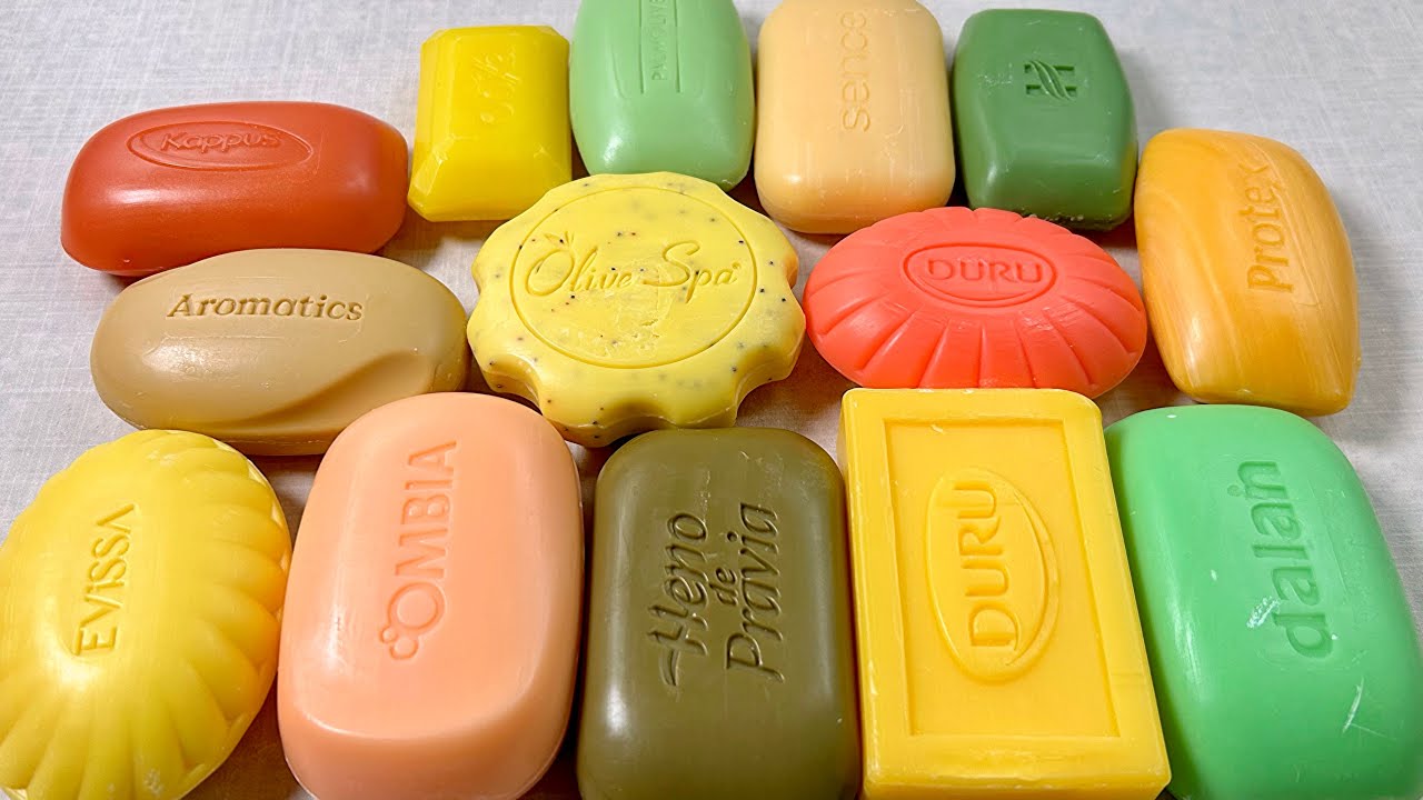 ASMR soap cutting 💛 Резка мыла АСМР