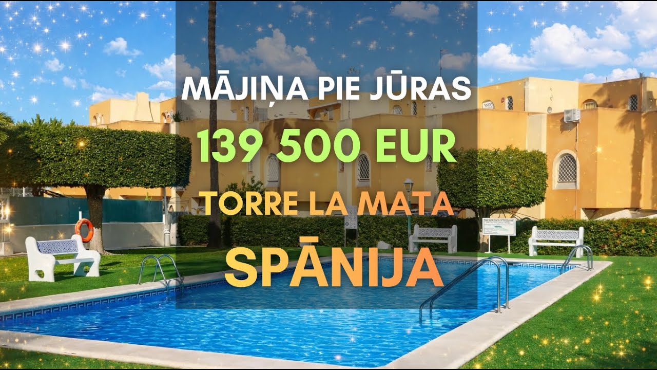 Īpašums Spānijā - Mājiņa pie jūras 700 metru attālumā no La Mata pludmales Torrevieja, Costa Blanca