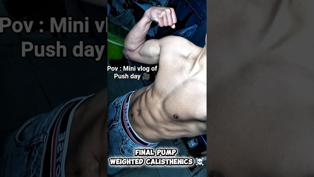 Mini Vlog 🎥  how I train on the push day follow for more content coming up 🔥 