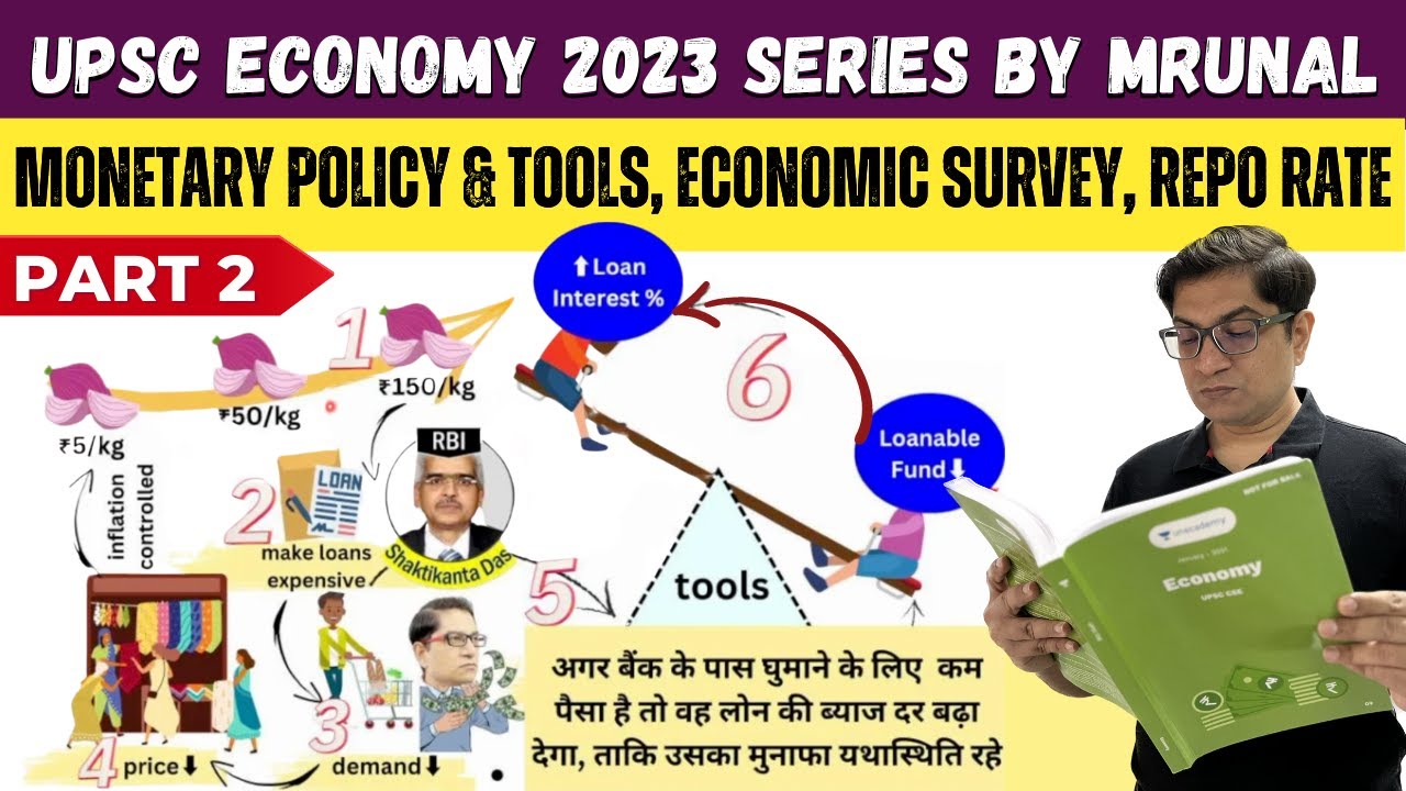 Economy Win23 Ep02: Monetary Policy, Economic Survey, Liquidity Ratio, Repo Rate@TheMrunalPatel​